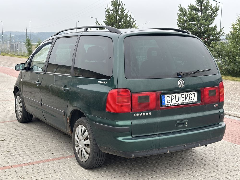 Volkswagen Sharan 2001 1.9tdi, 6 biegów, 7 miejsc, sprawny jezdzacy