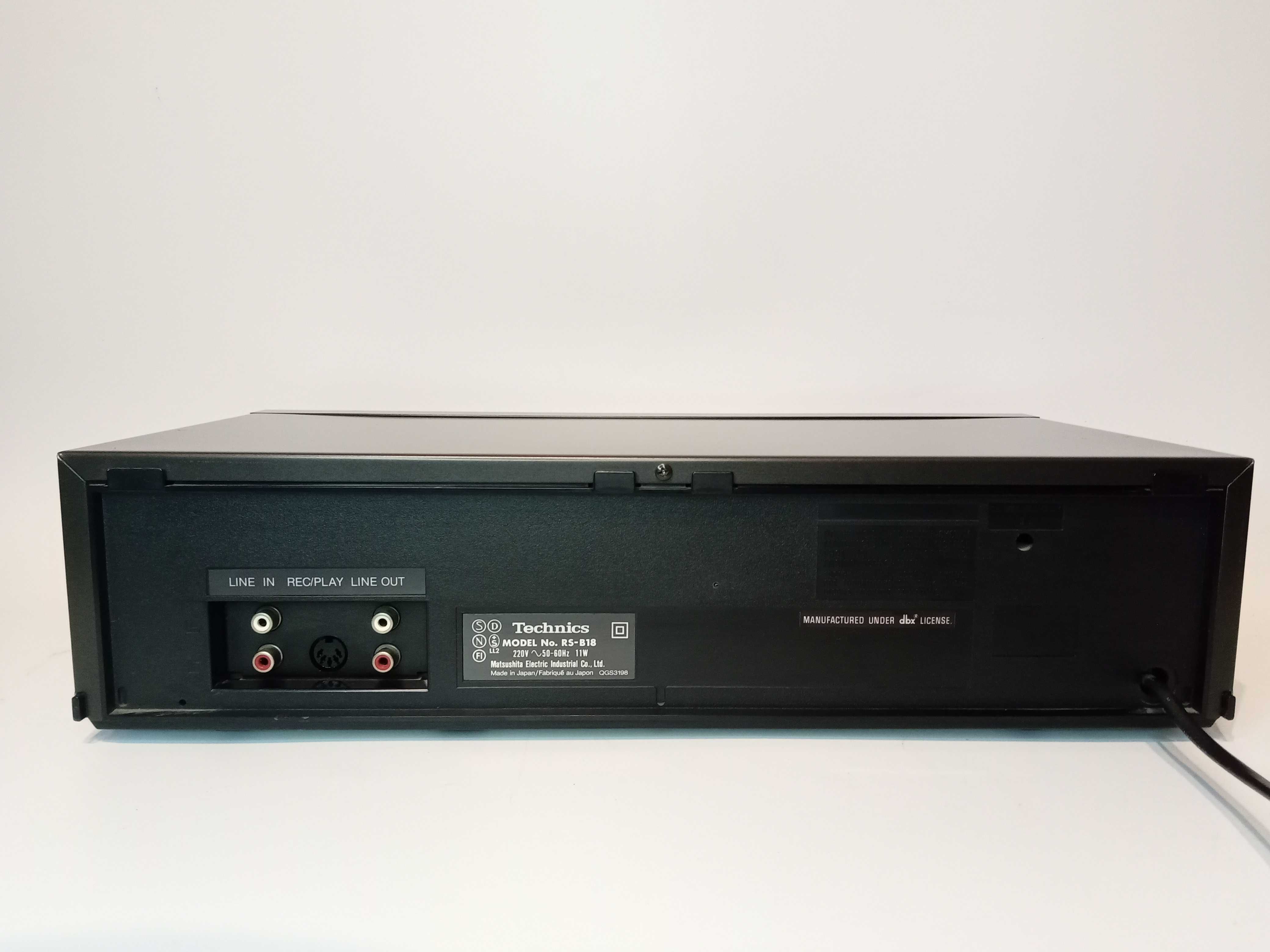Magnetofon kasetowy Deck Technics RS-B18 tytanowy