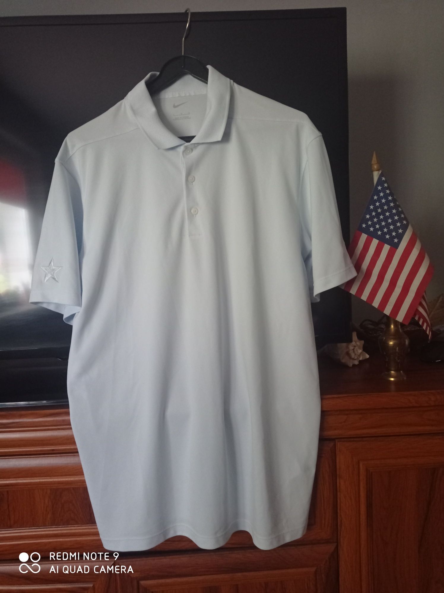 Nike Koszulka Męska polo L USA unikat t-shirt stretch golf