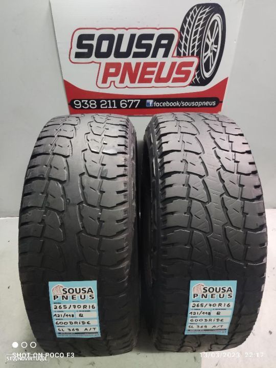 2 pneus semi novos 265-70r16 goodride - oferta dos portes