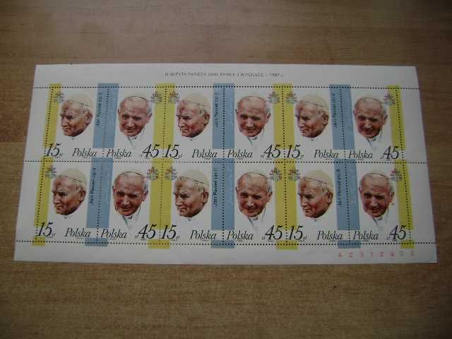 Znaczki pocztowe polskie czyste = Zestaw 110 arkusików i bloków TANIO