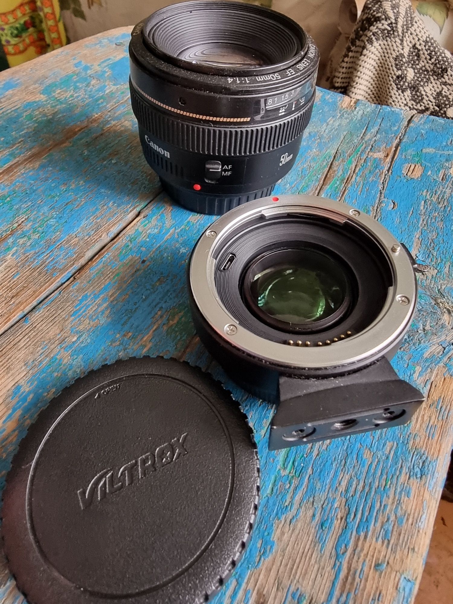 спидбустер Viltrox EF-EOS M2 Canon M50 боді об'єктив 15-45