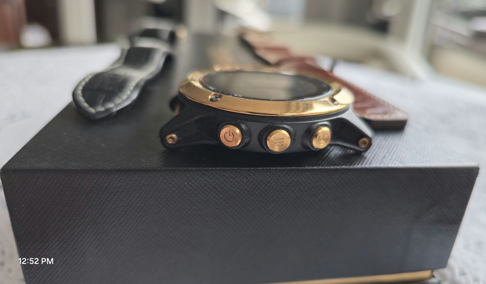 Garmin Fenix 3 J Premium Edition złote dodatki komplet z paskami.