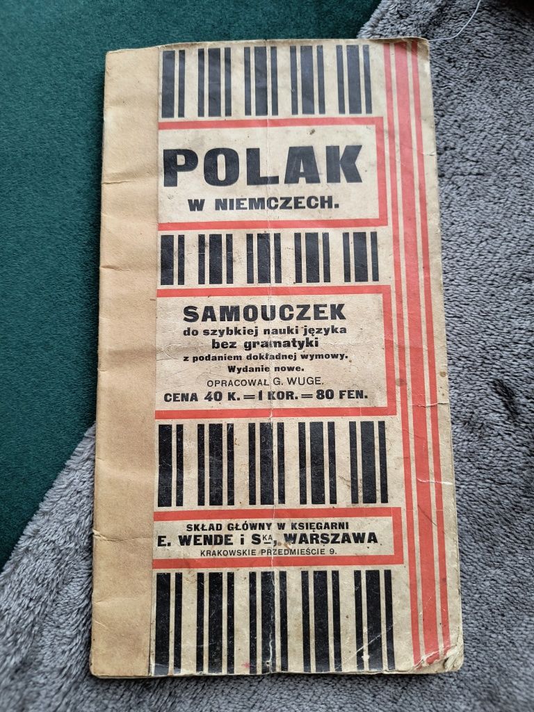 Książeczka pt. Polak w Niemczech