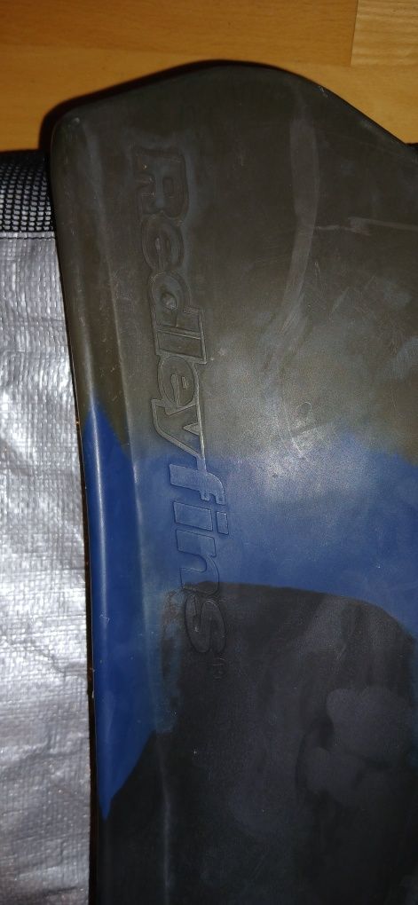 Pes pato Redley fins e saco prancha bodyboard