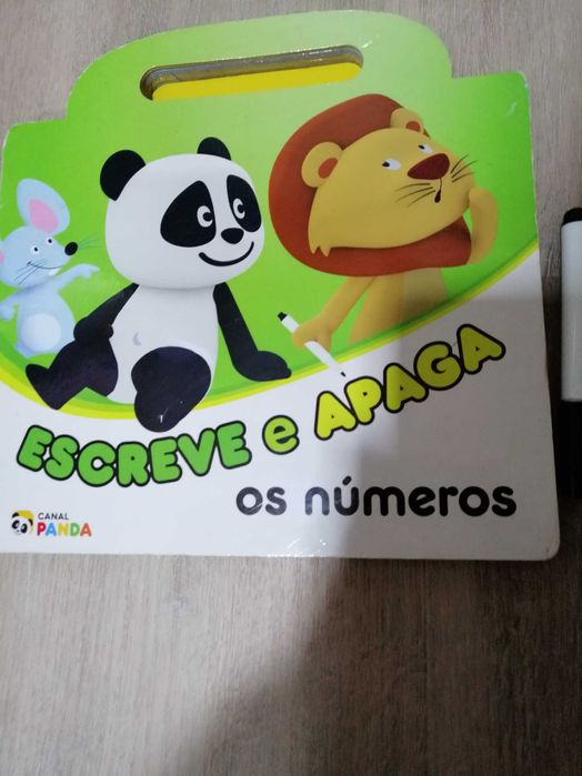 Livro do Panda Escreve e Apaga: os números