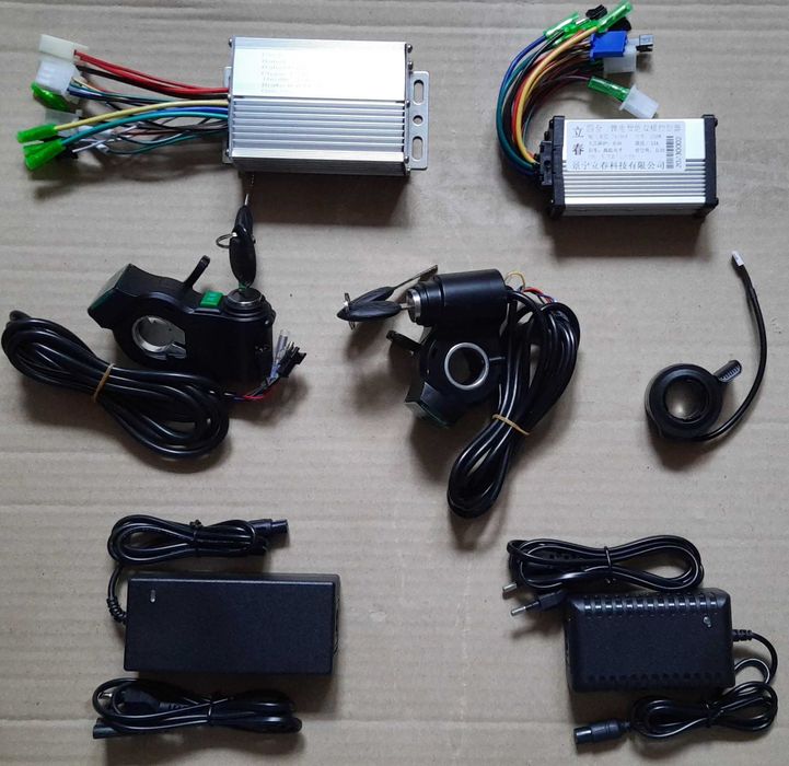 Контроллер вело,самокат  24/36 V 250 W.  36/48 V 350w. Ручка газа .