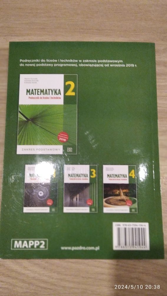 Matematyka 2 dla liceów i techników