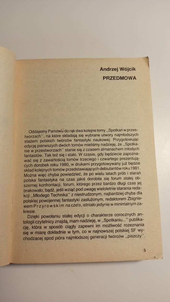 Spotkanie w przestworzach 3 Antologia młodych '80