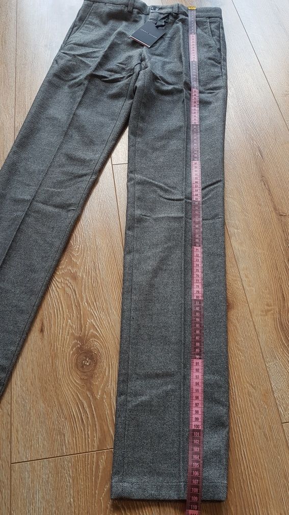 Spodnie męskie Tommy Hilfiger Denton Chino wool look flex straight fit