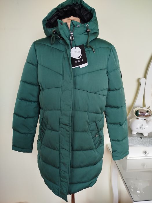 Dare 2B zimowa  kurtka z cyrkoniami Swarovskiego M 38 butelkowa zieleń