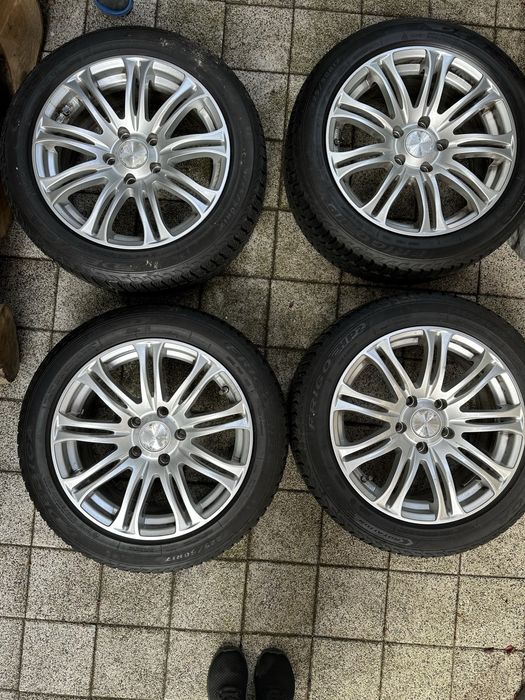 Alufelgi Wheelworld 5X120 7.5X17 ET35 z oponami