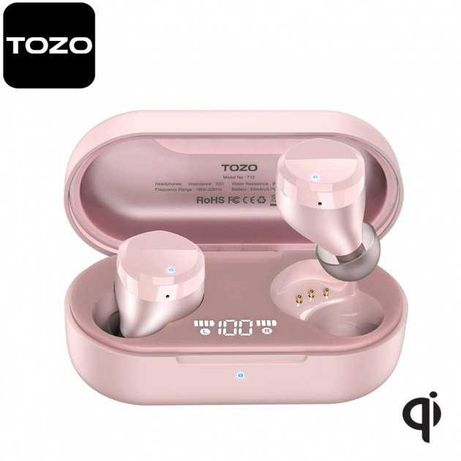 Нові! Бездротові навушники Вкладиші TOZO T12 Rose