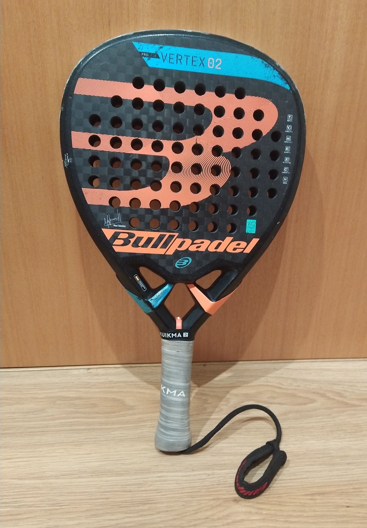 Raquete de padel Bullpadel Vertex 02 Maxi Sanchez 2018