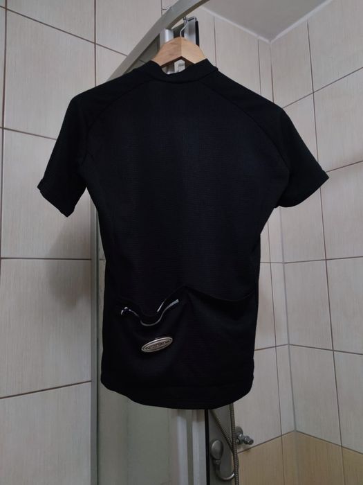 bluzka męska M kolarska koszulka ciemna czarna elegancka Giordana clas