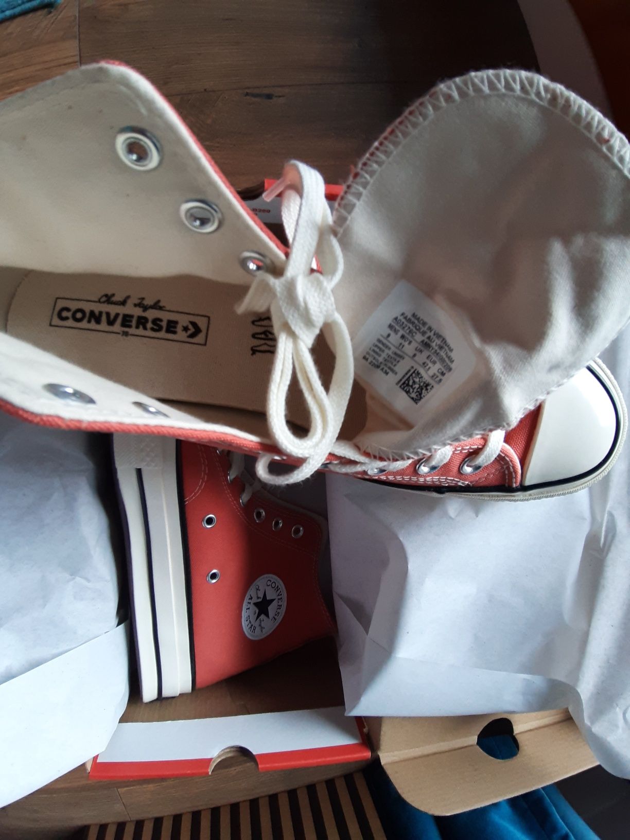 Trampki Converse 70 1970 vintage pomarańczowe 42.5 A03276C brushed