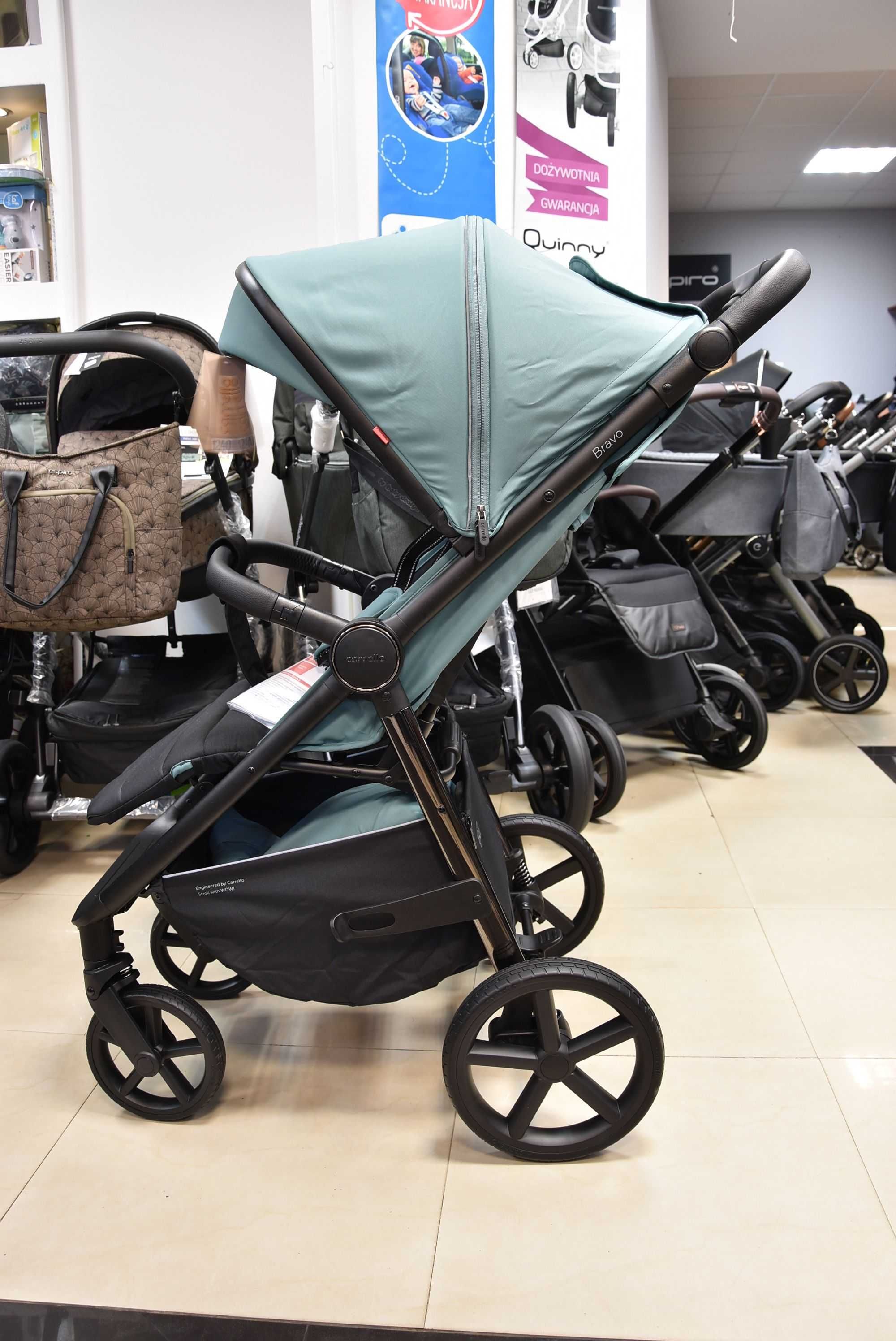 NOWY WÓZEK Carrello Bravo Plus 2023 - OD RĘKI, 3 KOLORY!