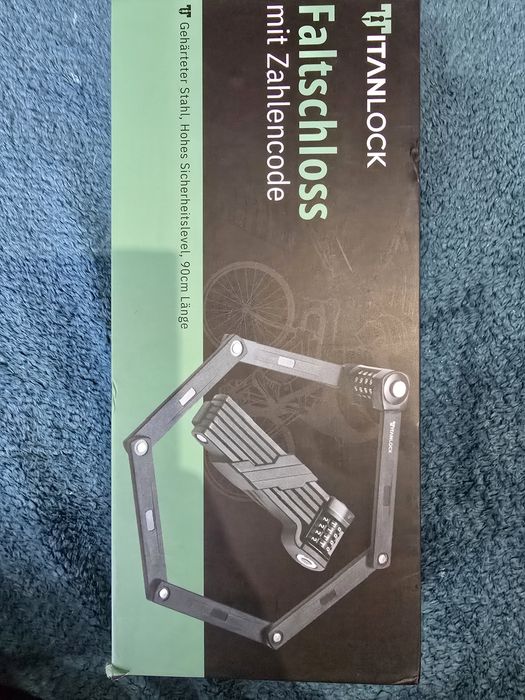 Zabezpieczenie rowerowe zapięcie składane Titanlock,