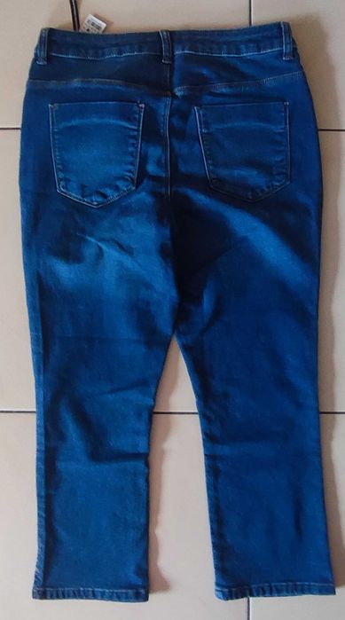 Jeans 3/4 rybaczki spodnie  40/12 super modne DUNNES STORE