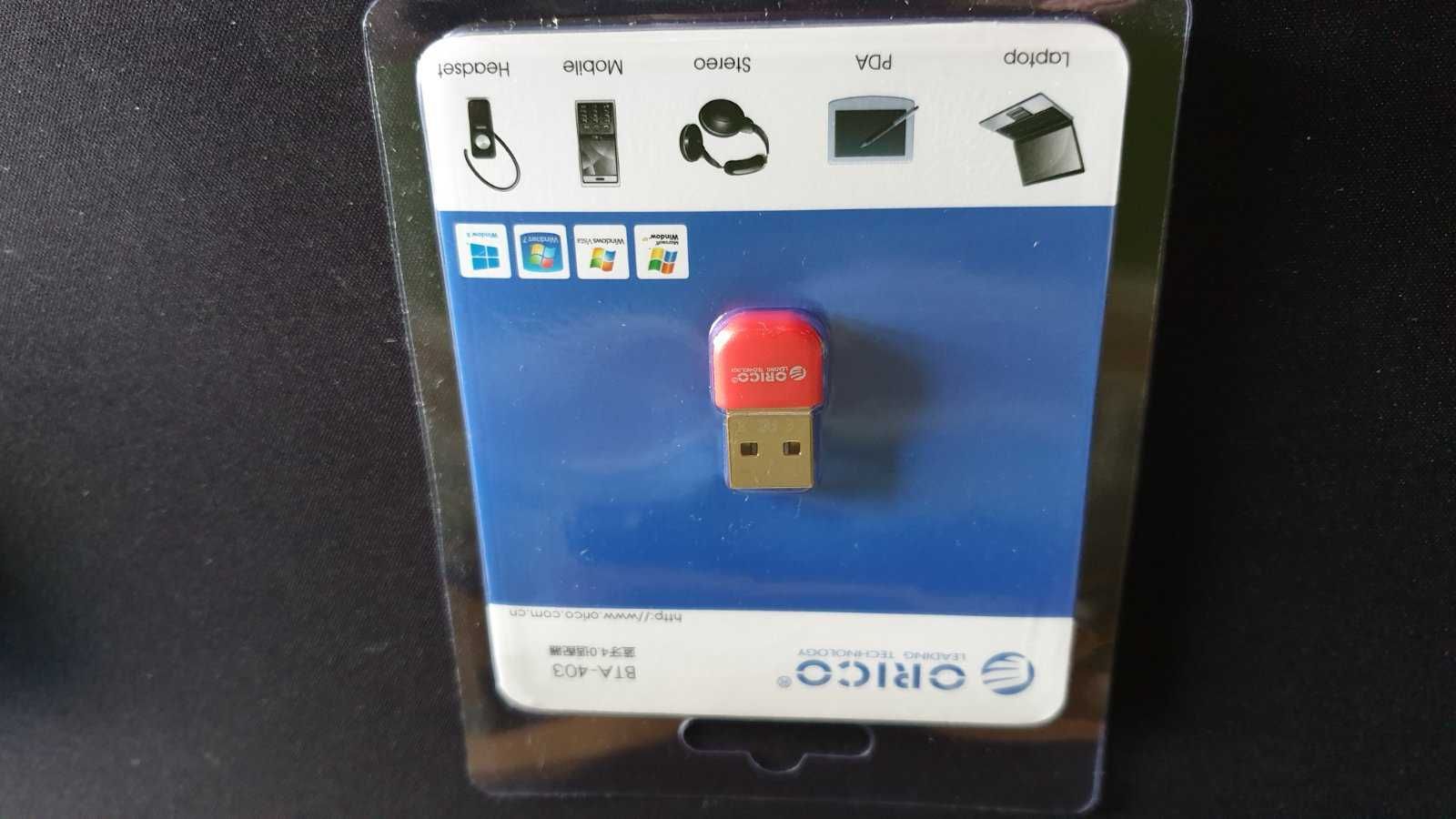 Bluetooth 4.0 ORICO BTA-403-RD USB aptX (Красная)