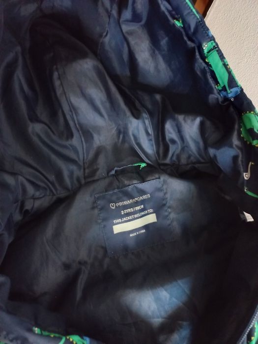 Kamizelka /bezrękawnik chłopięcy r 98 z kapturem Primark