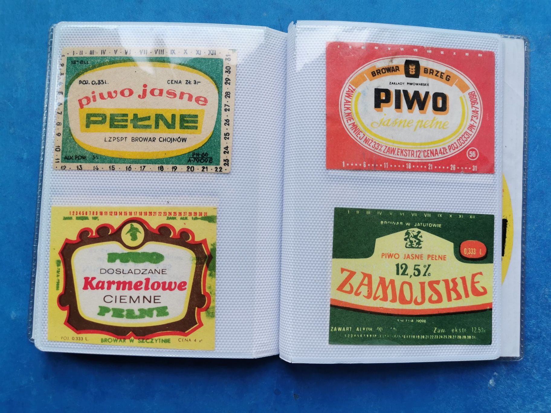 Stare etykiety piwne BrowaryPolskie 58 sztuk
