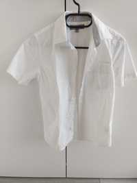 Rezerwacja Biała koszula wizytowa 146 krótki rękaw