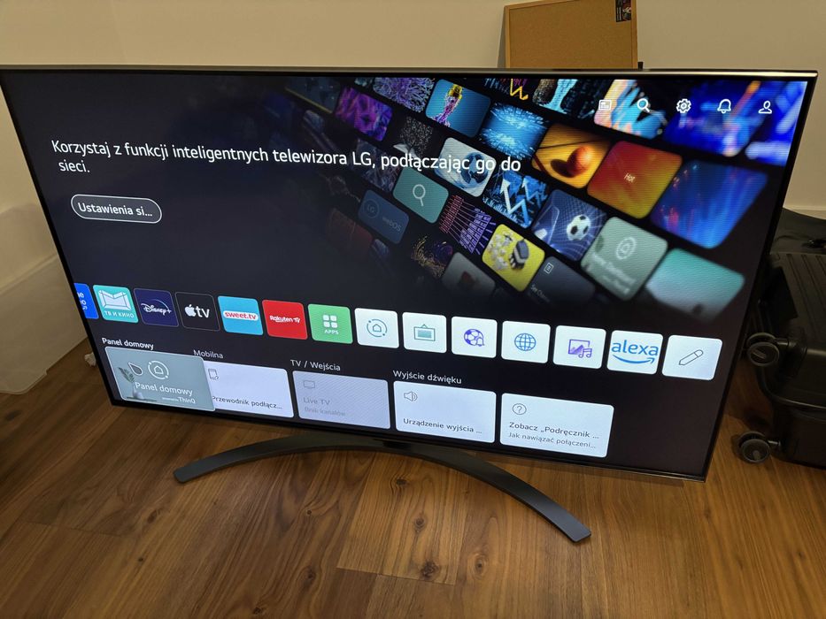 Telewizor LG 55 cali NanoCell 4K 2021 (uszkodzony)