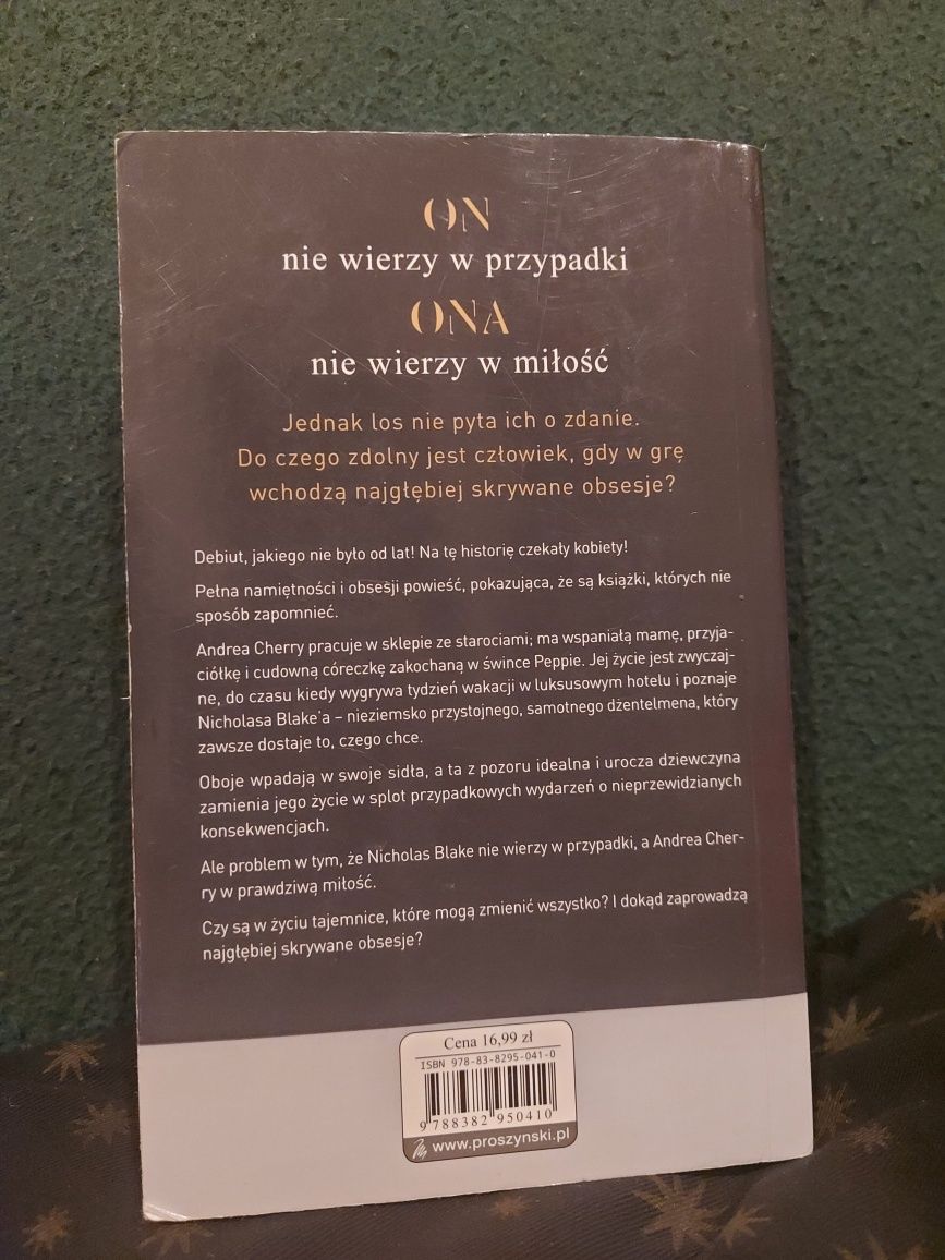 Obsesje Angela Santini cz 1  Andrea Cherry Prószyński i S-ka romans