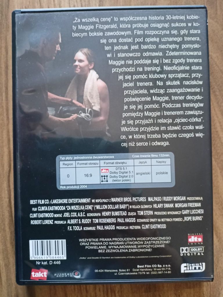 Film DVD Za wszelką cenę Polski lektor i napisy