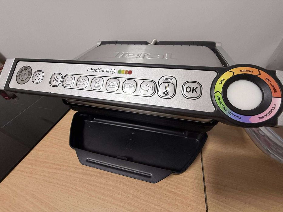 Optigrill Tefal  GC712D 600CM2 6PROGRAMÓW  +  Gofry