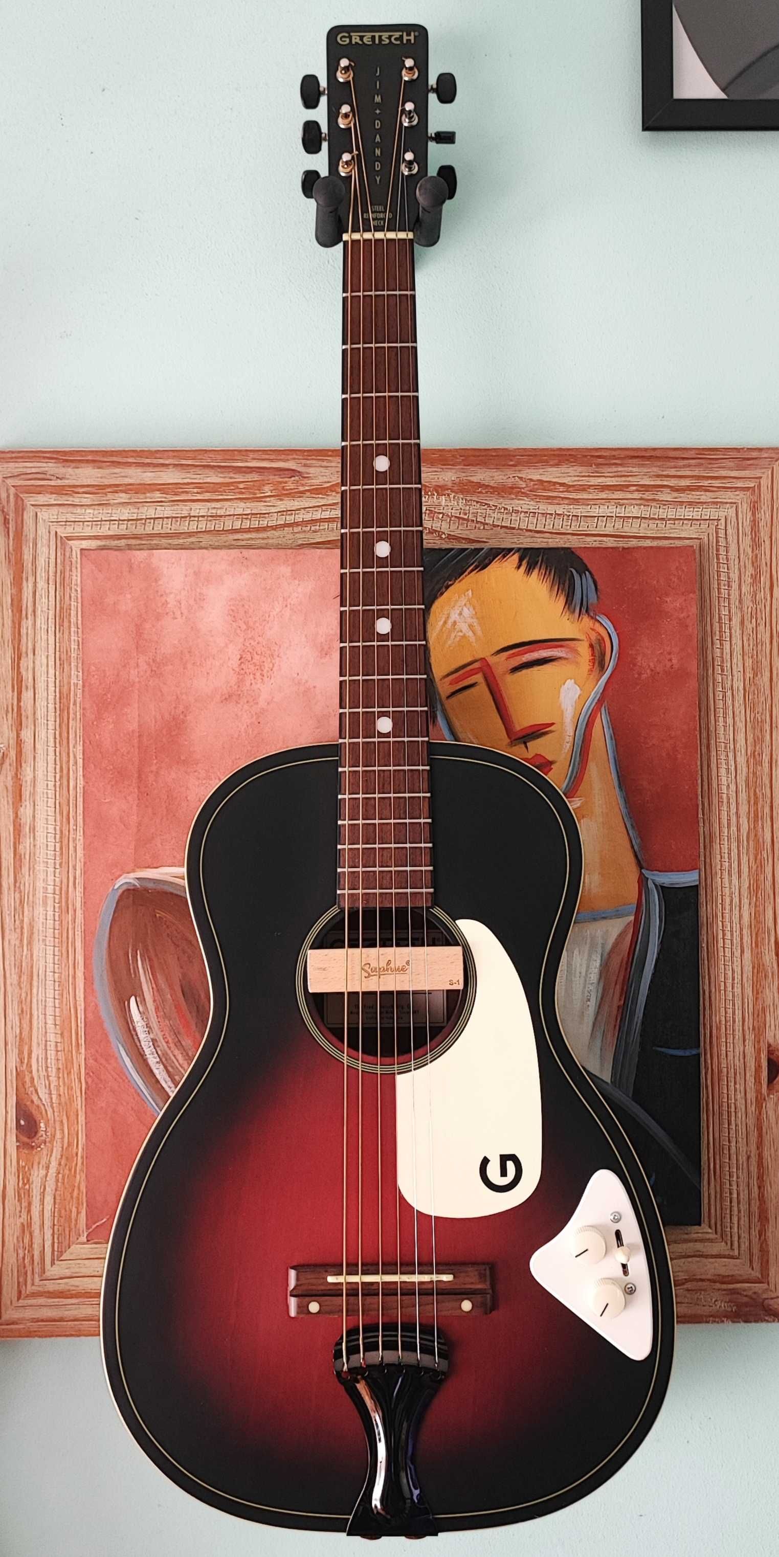 Guitarra Gretsch G9500 Jim Dandy Flat Top eletrificada