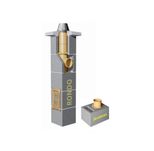 Komin ceramiczny Shiedel Rondo FI 200 + W 4mb