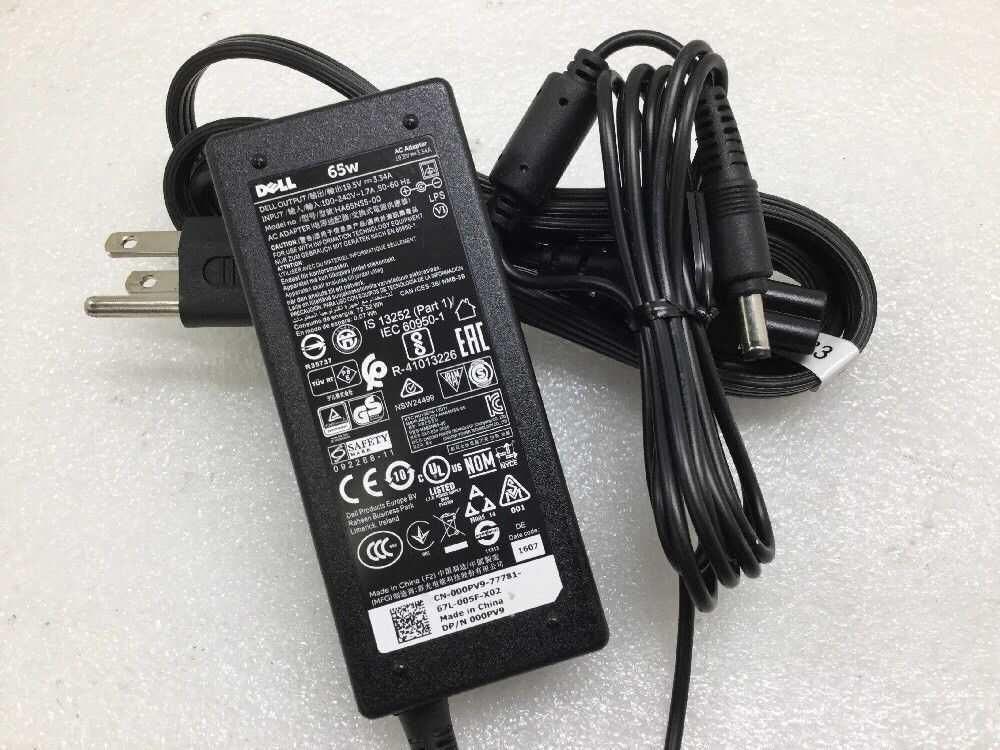 dell 45 65W 90w 130w 2.31A 3.34 4.62 6.7 7.4х5.0 4.5 3.0 мм TypeC вт а