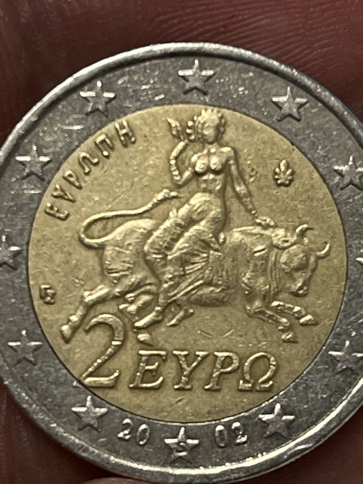 Moeda 2 euros Grecia 2002