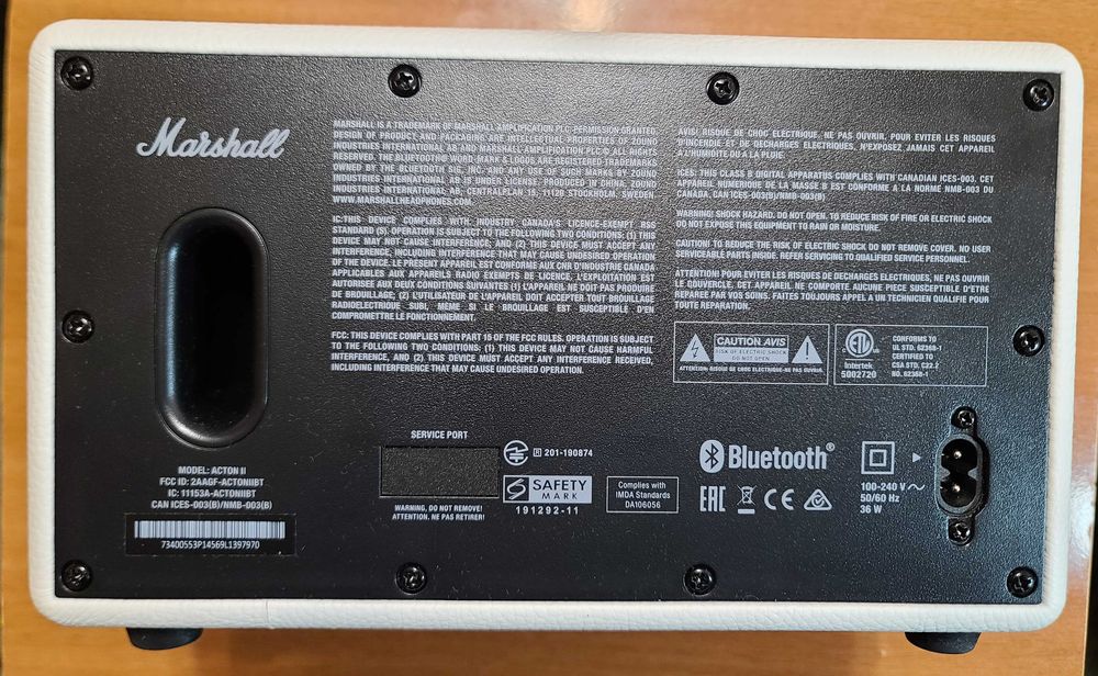 Стаціонарна колонка Marshall Acton II із bluetooth