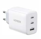 UGREEN Ładowarka Sieciowa Kostka Zasilacz 2x USB C 1X USB-A 65W