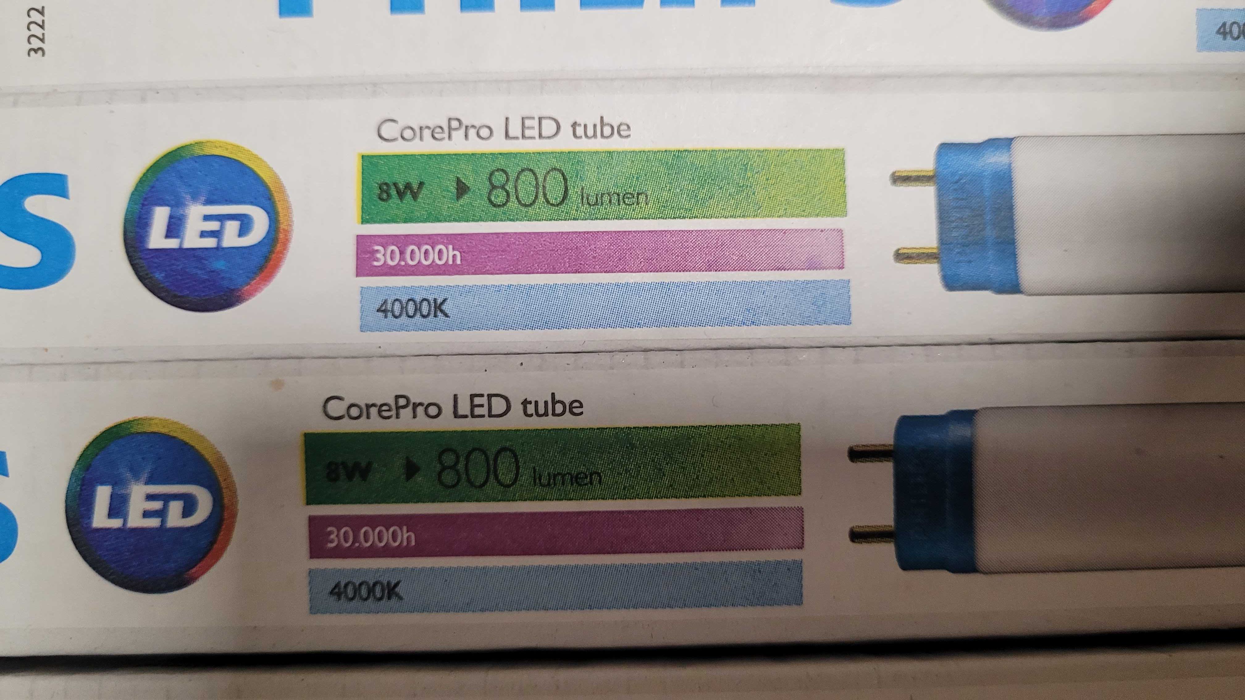 Świetlówka LED Philips 60cm CorePro LEDtube 600mm 8W840