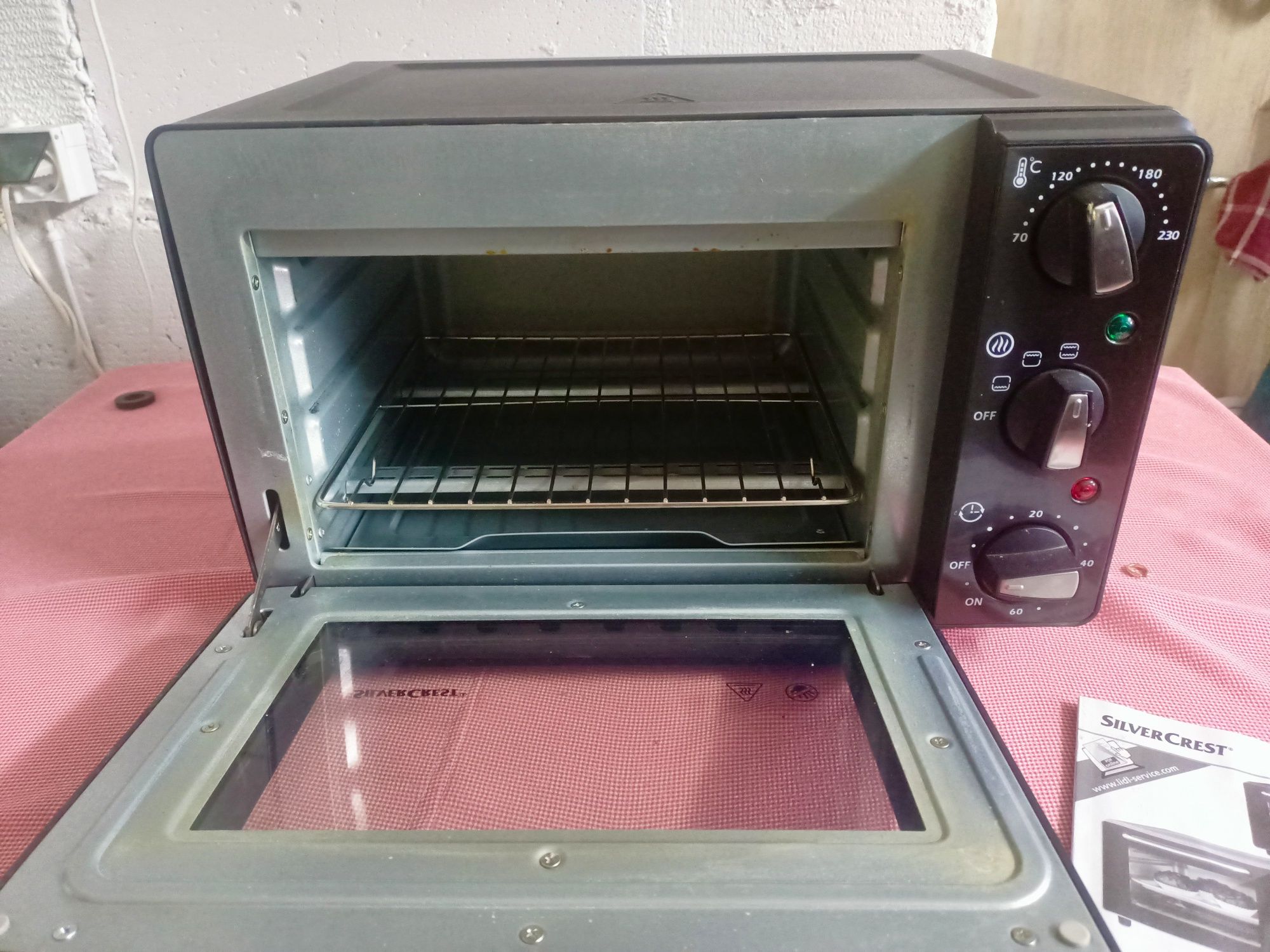 SILVERCREST Minipiekarnik do pieczenia i grillowania SGB 1200 C1 IGŁA