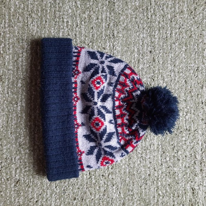 шапка зимняя двойная