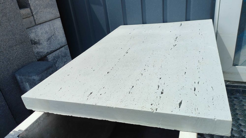 Płyta 75x50x4 trawertyn płyta betonowa chodnikowa taras tarasowa beton