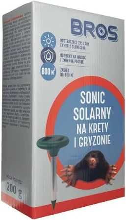 BROS SONIC solarny na krety nornice gryzonie węże odstraszacz