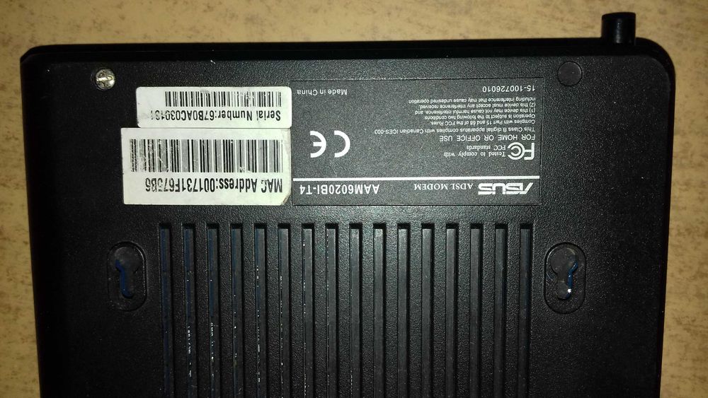 Модемы (маршрутизаторы) ADSL ZTE ZXV10 H108L и ASUS_AAM6020T4