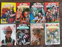 Mangi - My Hero Academia tomy 1-9  książki, komiksy