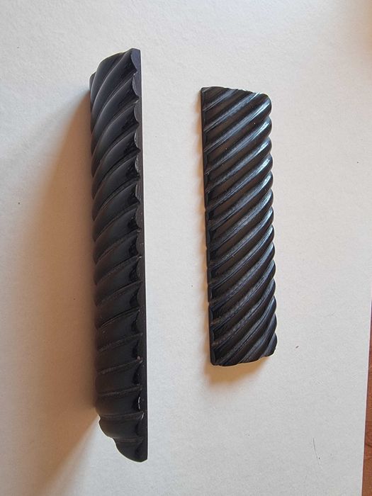 material para facas Talas de Búfalo e Búfalo esculpida