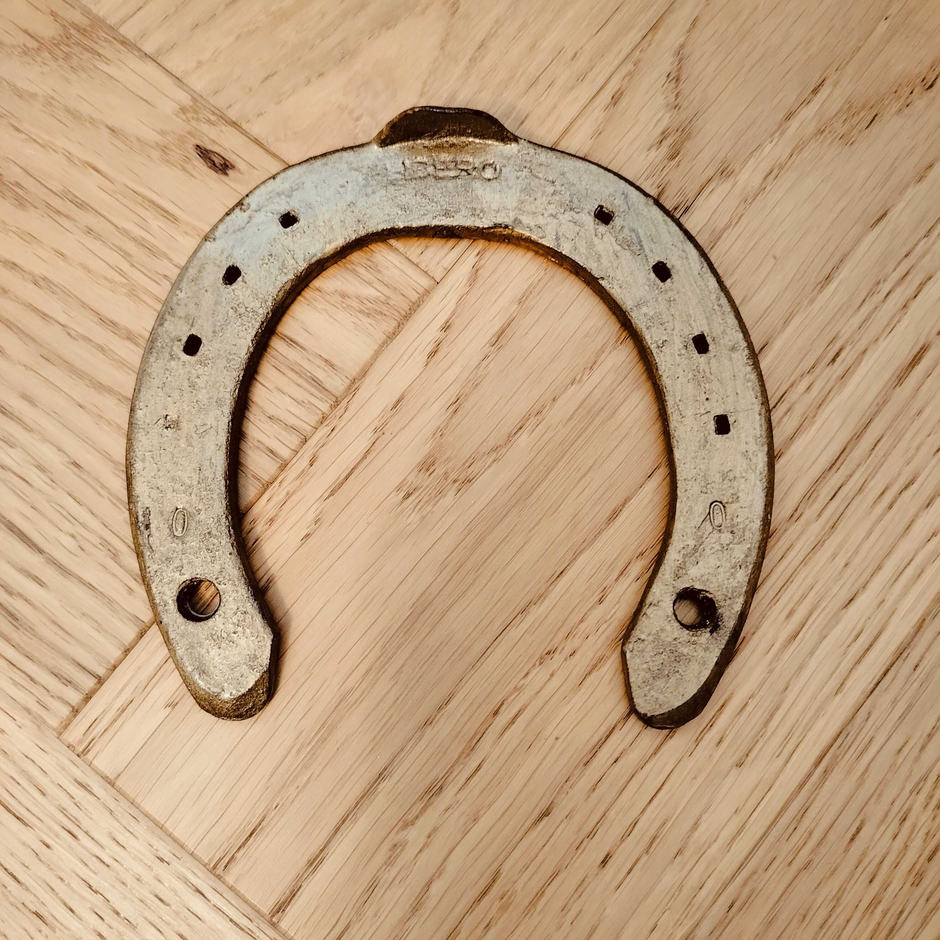 Podkowa złota na ścianę, na szczęście, konie, hobby horse