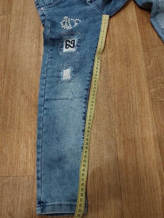 Джинсы Штаны для девочки 6-8 лет