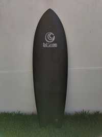 Prancha surf Twin fin carbono