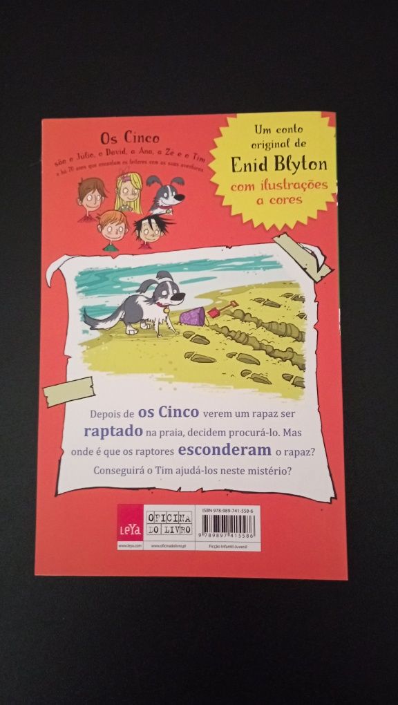 Livro "Os mini cinco" de Enid Blyton