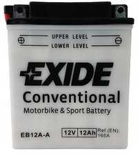 Akumulator motocyklowy EXIDE EB12A-A 12Ah 165A
